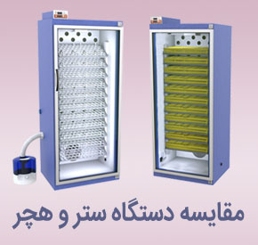 مقایسه دستگاه جوجه کشی ستر و دستگاه جوجه کشی هچر و تعریف ستر و هچر