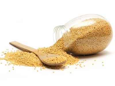 ارزن در غذای مرغ عشق