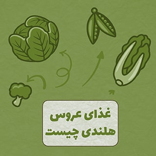غذای عروس هلندی